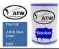 Preview: Hyundai, Astral Blue Pearl, NU9: 500ml Lackdose, von ATW Autoteile West.